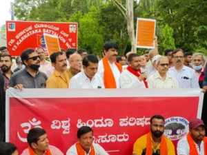 Read more about the article Protest in support of Nupur Sharma & Tailor Kanhaiya Lal