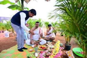 Read more about the article Bhoomi Pooja of ‘The Clovers Club’